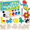 JOYIN Wooden Magnets, Spring Arts & Crafts for Boys and Girls Ages 4+, Childrens Painting Craft Activities Kit, Craft Toys Gifts for 4, 5, 6, 7, 8, 9, 10, 11 & 12 Year Old Kids
